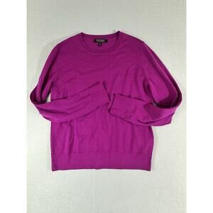 Banana Republic 100% Merino Wool Women’s Sweater Size M Raspberry Pink